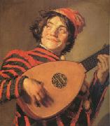 Frans Hals Jester with a Lute (mk05) Germany oil painting artist